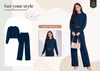 Tew Lucy Lycra Polyester Top And Trousers Collections